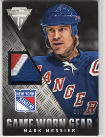 2013-14 Panini Titanium Game Worn Gear Patch #GGMM Mark Messier /25