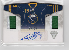 2011-12 Panini Titanium Home Sweaters Prime Autographs #28 Cody Hodgson /25