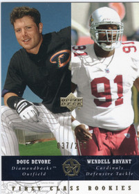2002-03 UD SuperStars Gold #252 Doug Devore / Wendell Bryant /250