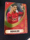 2009 Boing Superstars Finnish Promos #F1 Cristiano Ronaldo, foil hiukan kulunut reunoista