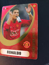 2009 Boing Superstars Finnish Promos #F1 Cristiano Ronaldo, foil hiukan kulunut reunoista