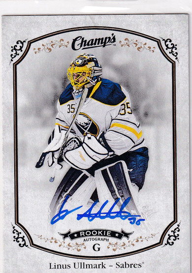  2015-16 Upper Deck Champ's Autographs #178 Linus Ullmark E