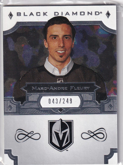  2017-18 Black Diamond #BDBMF Marc-Andre Fleury /249