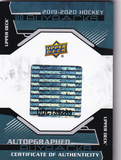  2019-20 Upper Deck Buybacks Autographs '17-18 #R21 Mikael Granlund OPCP RET R/5