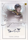 2018-19 Cardset Signature Teemu Lepaus /125
