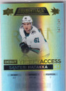  2021-22 Upper Deck Credentials Yellow #63 Santeri Hatakka /249