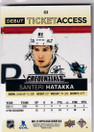  2021-22 Upper Deck Credentials Yellow #63 Santeri Hatakka /249