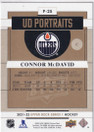  2021-22 Upper Deck Portraits #P25 Connor McDavid