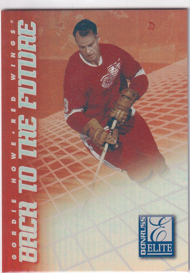  1997-98 Donruss Elite Back to the Future #8 Gordie Howe/Steve Yzerman /1500