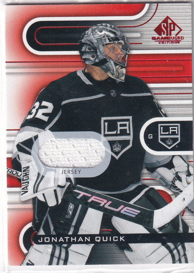  2022-23 SP Game Used Jerseys Red #113 Jonathan Quick