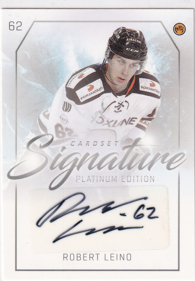 2018-19 Cardset Signature Robert Leino /125