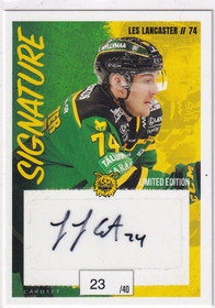 2022-23 Cardset Signatures Les Lancaster /40