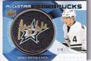  2019-20 Upper Deck Trilogy All Star Signature Pucks Team Logo #ASPMH Miro Heiskanen /8