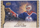  2014-15 UD Masterpieces Autographs Framed Black Leather #114 Grant Fuhr/15