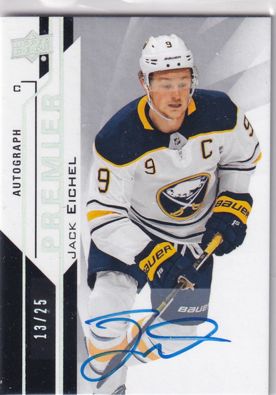  2018-19 Upper Deck Premier Silver Spectrum #16 Jack Eichel AU/25