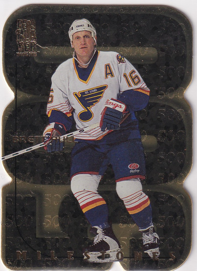  1998-99 Be A Player All-Star Milestones #M6 Brett Hull