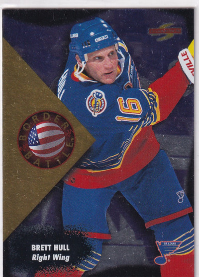  1995-96 Score Border Battle #6 Brett Hull