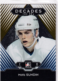  2013-14 ITG Decades 1990s Gold #103 Mats Sundin /30