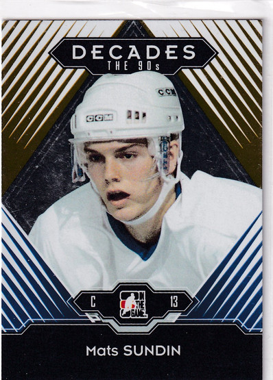  2013-14 ITG Decades 1990s Gold #103 Mats Sundin /30