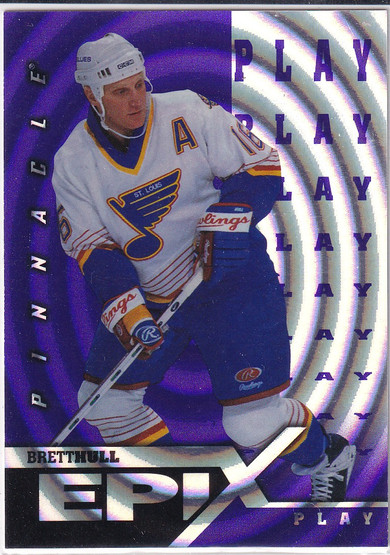  1997-98 Pinnacle Epix Play Purple #18 Brett Hull