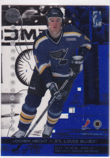  1999-00 BAP Millennium Calder Candidates Sapphire #C34 Jochen Hecht /100