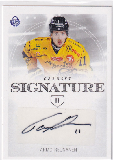 2019-20 Cardset Signature Tarmo Reunanen /125