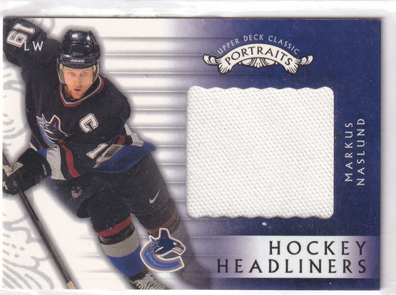  2003-04 Upper Deck Classic Portraits Headliners #HHMN Markus Naslund