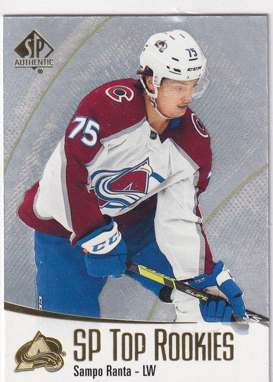  2021-22 SP Authentic Top Rookies #TR19 Sampo Ranta