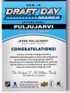  2016-17 SP Game Used Draft Day Marks #DDMJP Jesse Puljujarvi/35