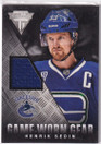  2013-14 Panini Titanium Game Worn Gear #GGHS Henrik Sedin