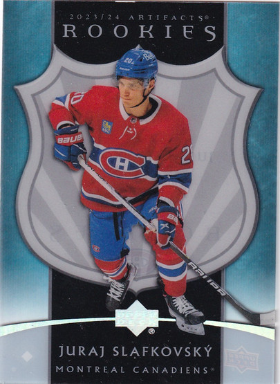  2023-24 Artifacts '05-06 Clear Cut Retro Rookies #CCRR7 Juraj Slafkovsky