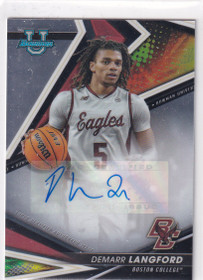  2022-23 Bowman's Best University Best of '22 Autographs #BOADLA Demarr Langford