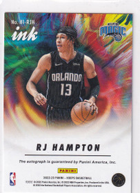  2022-23 Hoops Hoops Ink #14 RJ Hampton