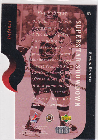  1996-97 Upper Deck Superstar Showdown #SS7A Ray Bourque