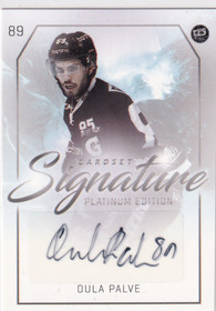 2018-19 Cardset Signature Oula Palve /125