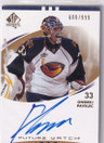  2007-08 SP Authentic #198 Ondrej Pavelec AU RC /999
