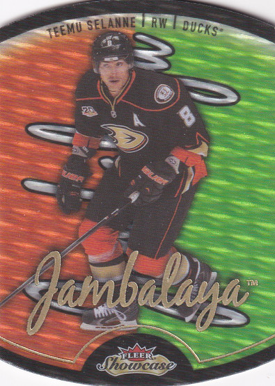  2013-14 Fleer Showcase Jambalaya #33JB Teemu Selanne