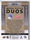  2014-15 Upper Deck Premier Mega Patch Duos #PMP2ZL Henrik Lundqvist/Henrik Zetterberg /15