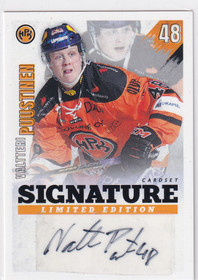 2020-21 Cardset Signature Limited Valtteri Puustinen /25
