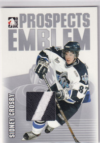 2004-05 In the Game Heroes and Prospects Emblem GUE-55 Sidney Crosby RC Rookie /30