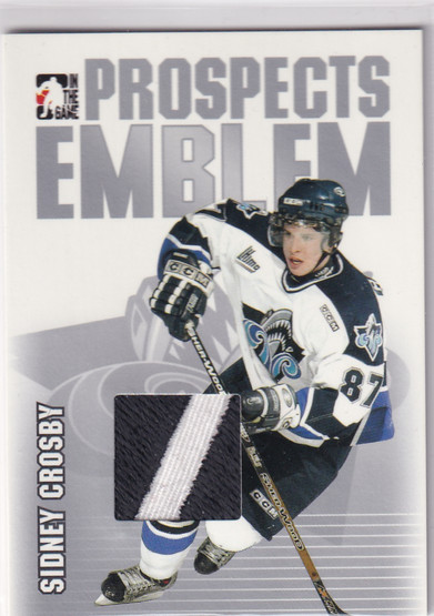 2004-05 In the Game Heroes and Prospects Emblem GUE-55 Sidney Crosby RC Rookie /30