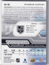  2021-22 Upper Deck Premier Acetate Rookie Patch Autographs #ARRK Rasmus Kupari/249