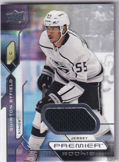  2021-22 Upper Deck Premier Jerseys #109 Quinton Byfield