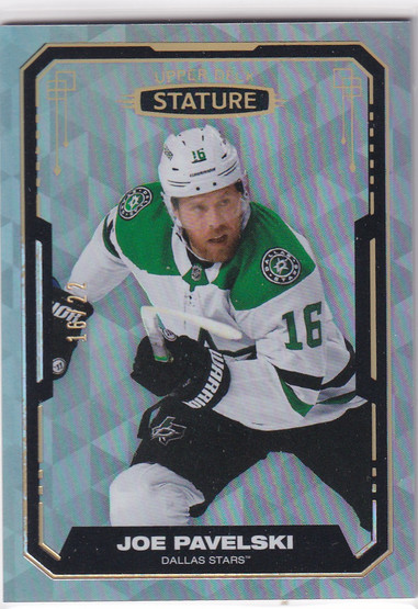  2021-22 Upper Deck Stature Design Photo Variant #49 Joe Pavelski /22