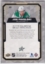  2021-22 Upper Deck Stature Design Photo Variant #49 Joe Pavelski /22