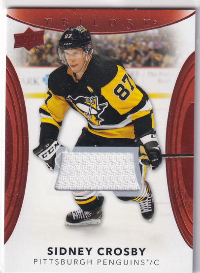  2022-23 Upper Deck Trilogy Orange #87 Sidney Crosby JSY