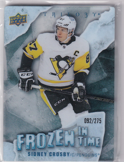  2022-23 Upper Deck Trilogy Frozen in Time #FTSC Sidney Crosby /275