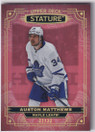  2022-23 Upper Deck Stature Photo Variant Red #83 Auston Matthews /33