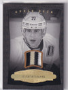  2014-15 UD Masterpieces Memorabilia Framed Black Leather #159 Evgeni Malkin/15 BW