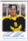  2004-05 Swedish Alfabilder Limited Autographs #107 Nicklas Lidstrom /100
